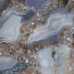 Agate Tray w/ Gold Handles