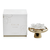 Calm Porcelain Diffuser - White Flowers