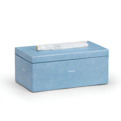 Blue Shagreen Jewelry Box