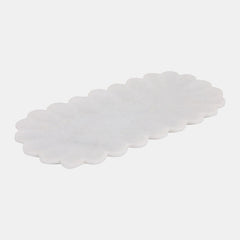 Flat Scallop Edge Marble Tray