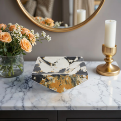 Black & White Marble Bowl
