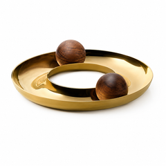 Atomos Gold Details Snack Holder