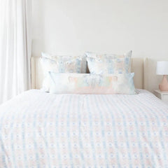 Blushed Blue Throw Pillow