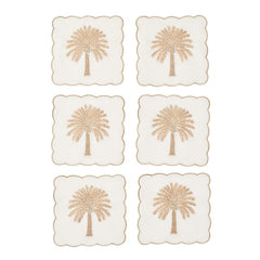 Date Palm Cocktail Napkins