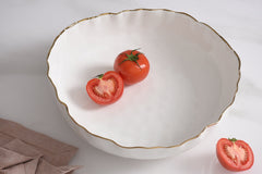 Extra Large Shallow Bowl - Gold