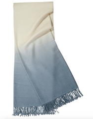 Dip-Dyed Throws