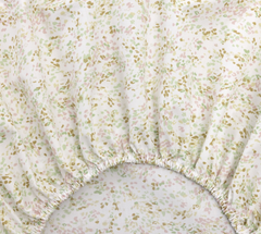 GAURA Organic Cotton Percale Fitted Sheet