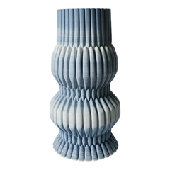 Blue Ombre 3D Printed Vases