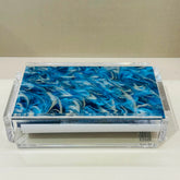 El Mahjong Blue Swirl