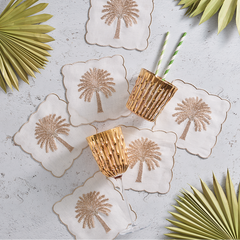 Date Palm Cocktail Napkins