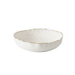 Extra Large Shallow Bowl - Gold