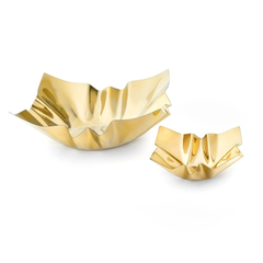 Cerro Gold Square Serving Bowl