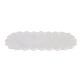 Flat Scallop Edge Marble Tray