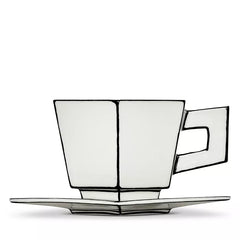 Carte Blanche Cappuccino Cup & Saucer
