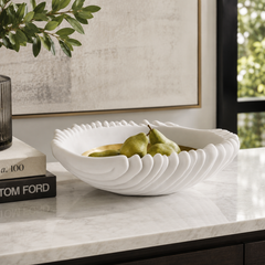 Atollo Gold Novalis Centerpiece Bowl