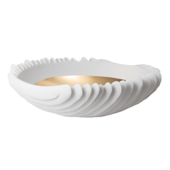Atollo Gold Novalis Centerpiece Bowl