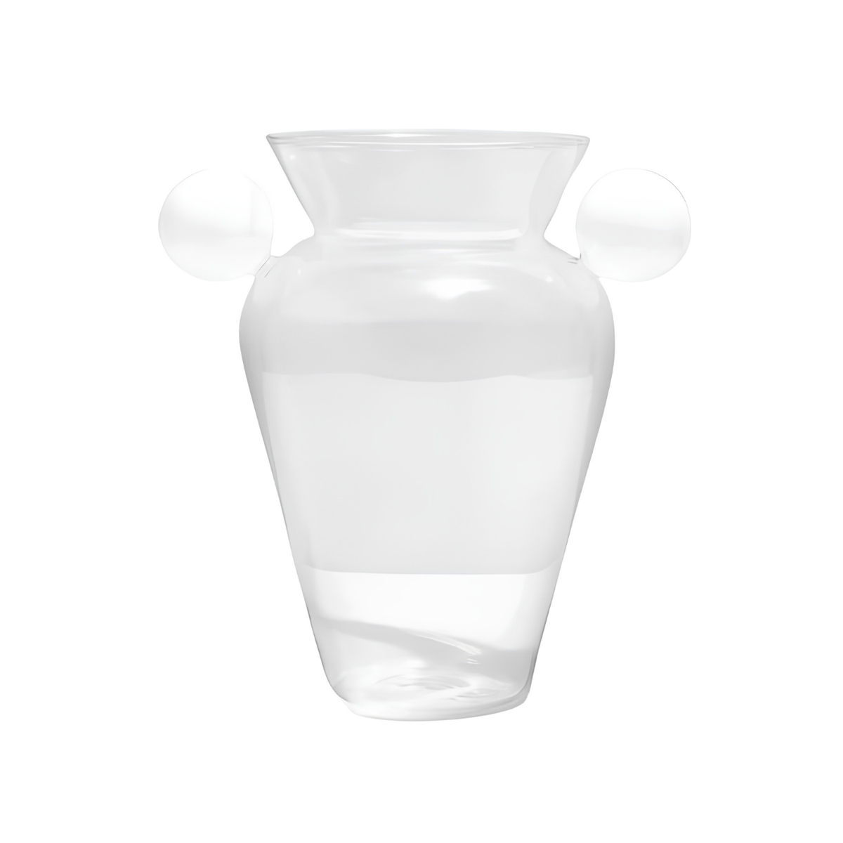 Clear & White Geo Urn