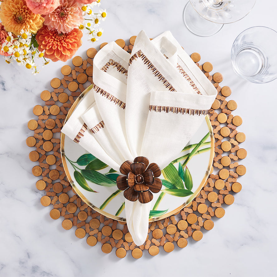 Begonia Napkin Rings
