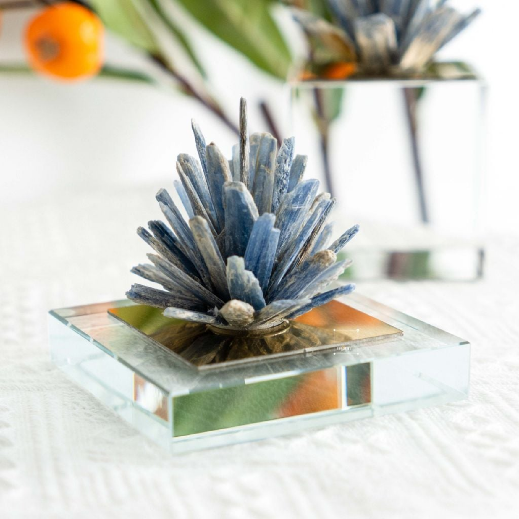 Blue Stone Crystal Block
