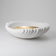Atollo Gold Novalis Centerpiece Bowl