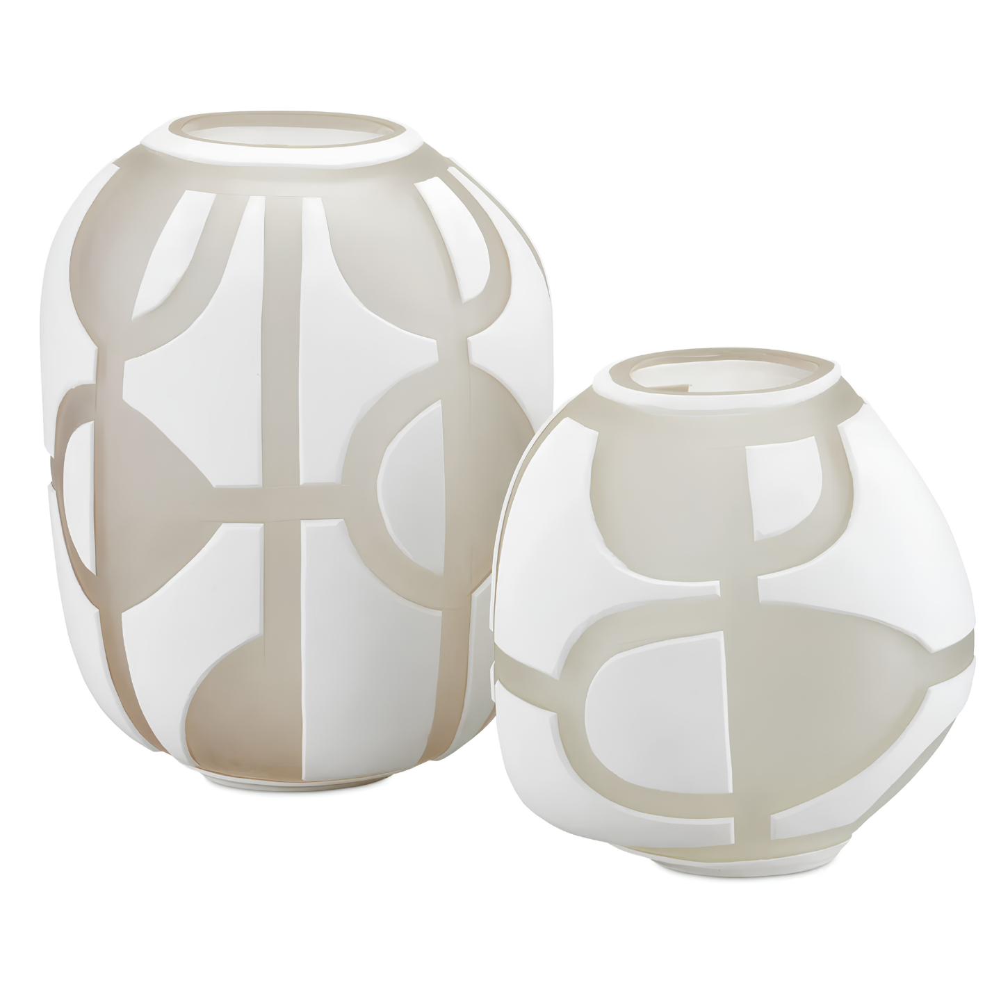 Art Decortif White Vases