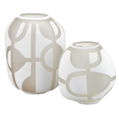 Art Decortif White Vases