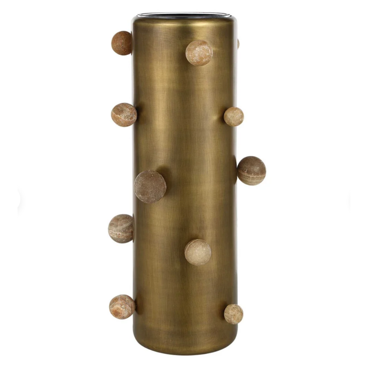 Brass Molecule Vases