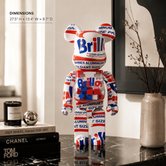 Be@rbrick Andy Warhol "Brillo" 1000%