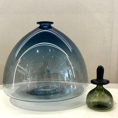 Astral Low Sculptural Glass Vessel