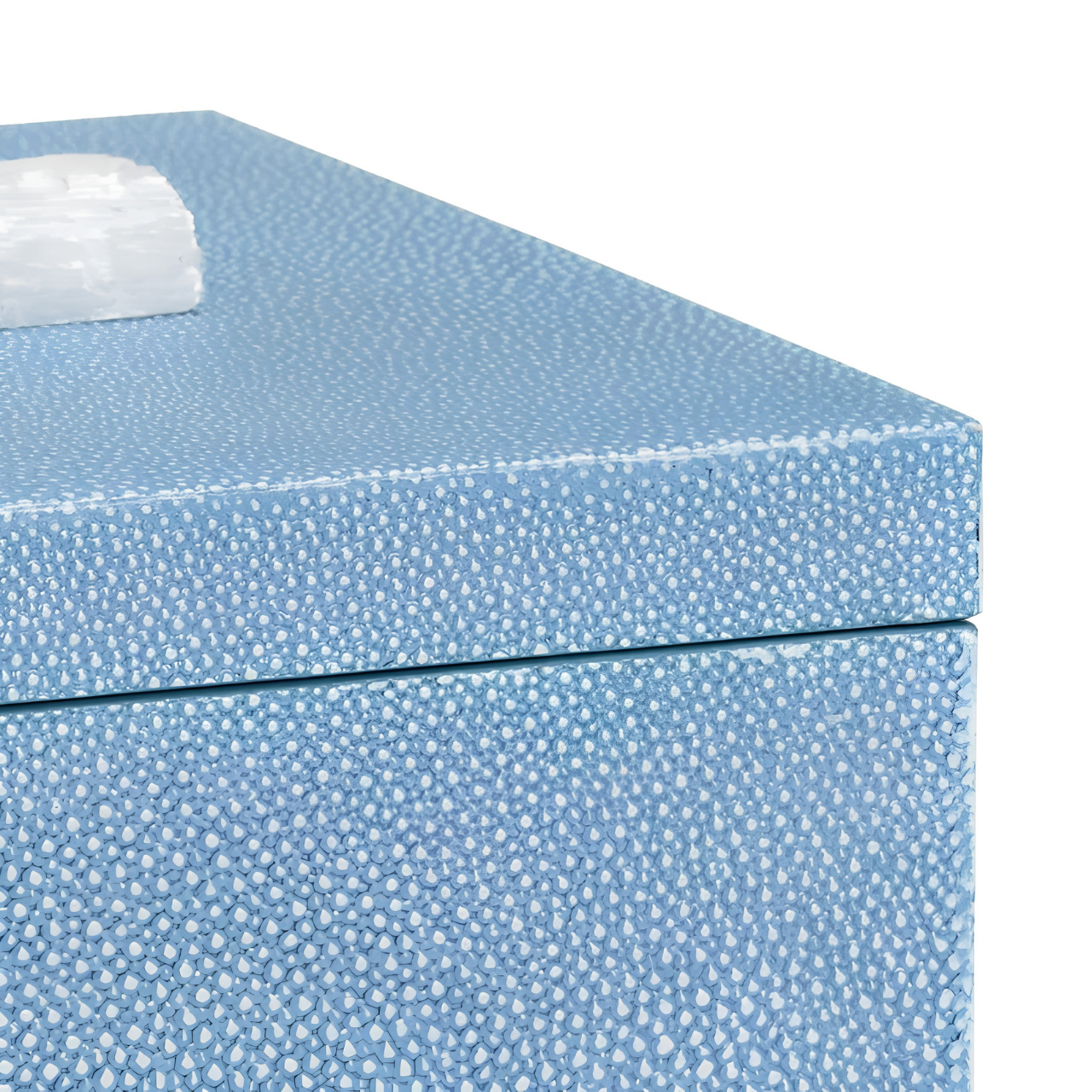 Blue Shagreen Jewelry Box