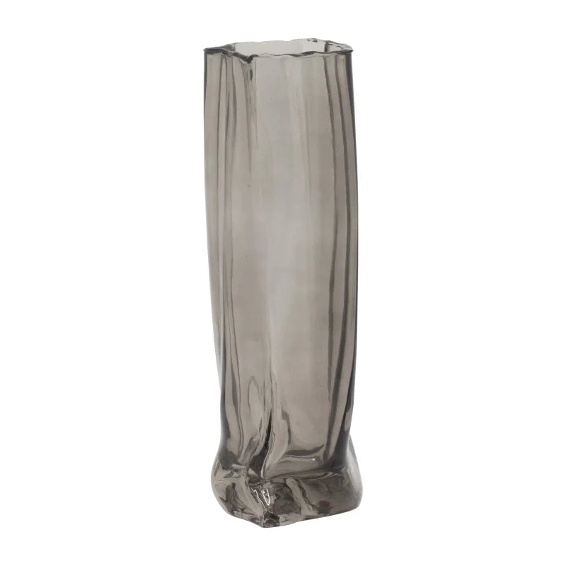 Glass Paper Bag Vase