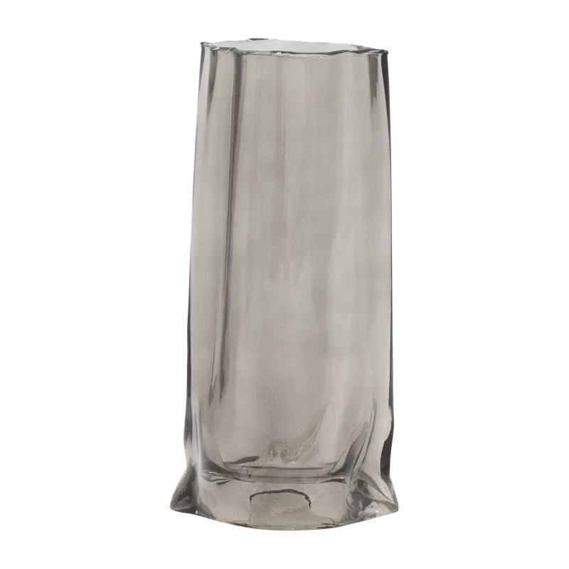 Glass Paper Bag Vase