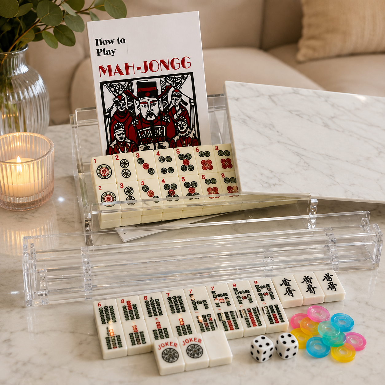 El Mahjong White Marble