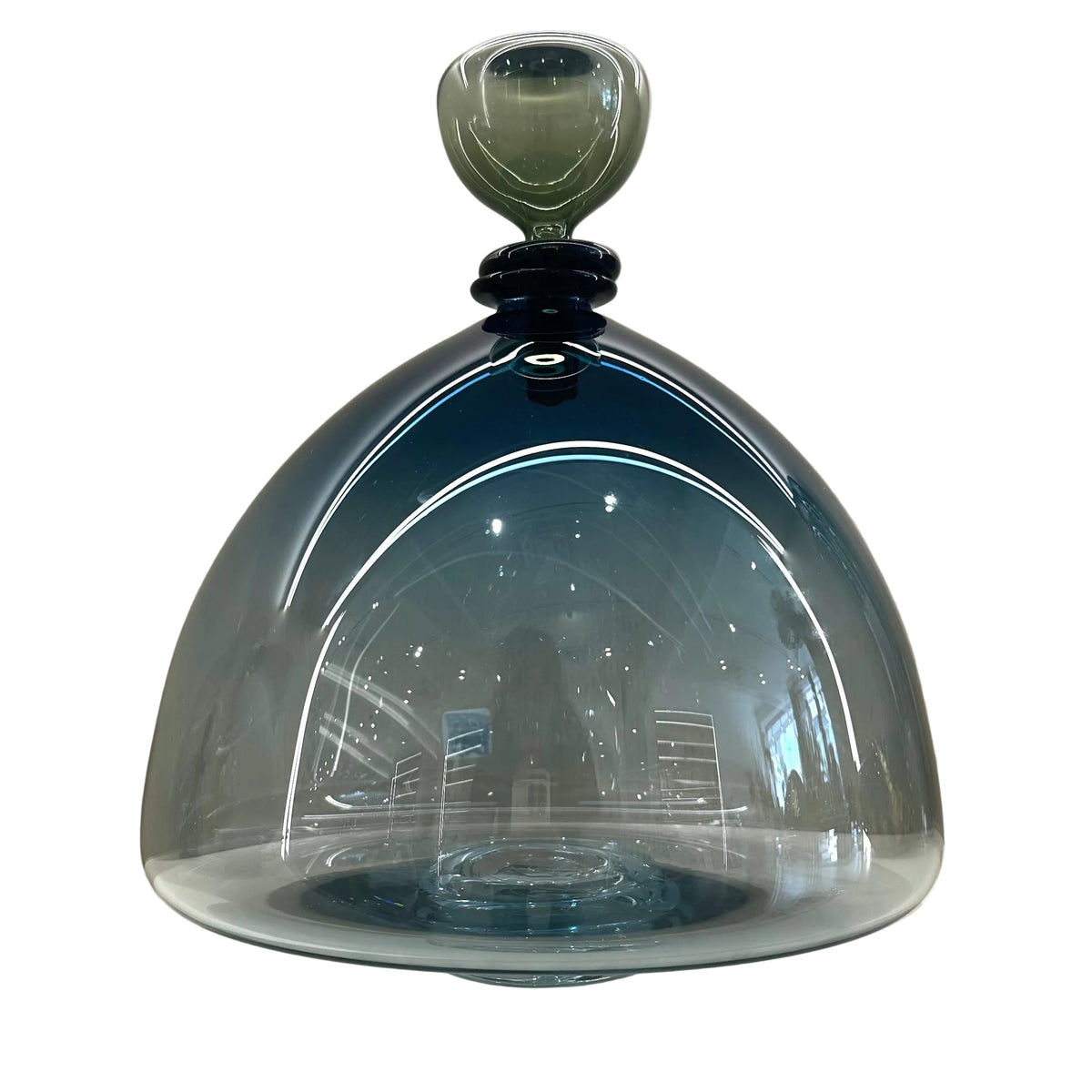 Astral Low Sculptural Glass Vessel