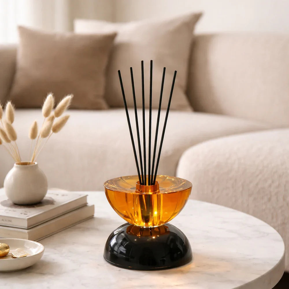 Amber & Black Aure Crystal Diffuser