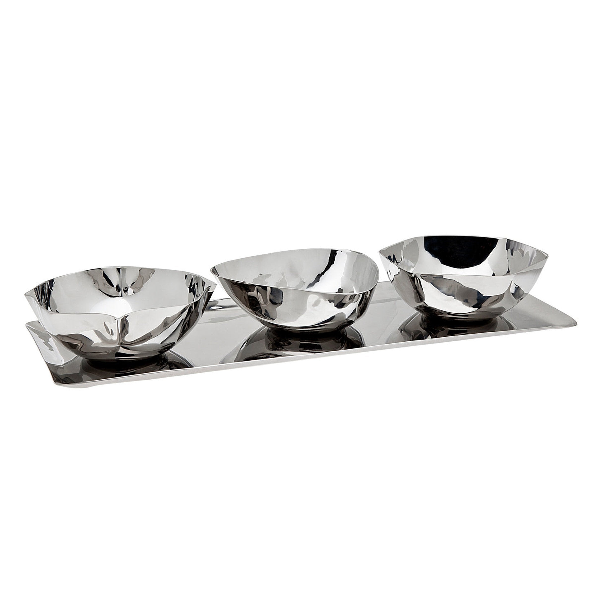 Auburn Serving Tray & Appetizer Bowls