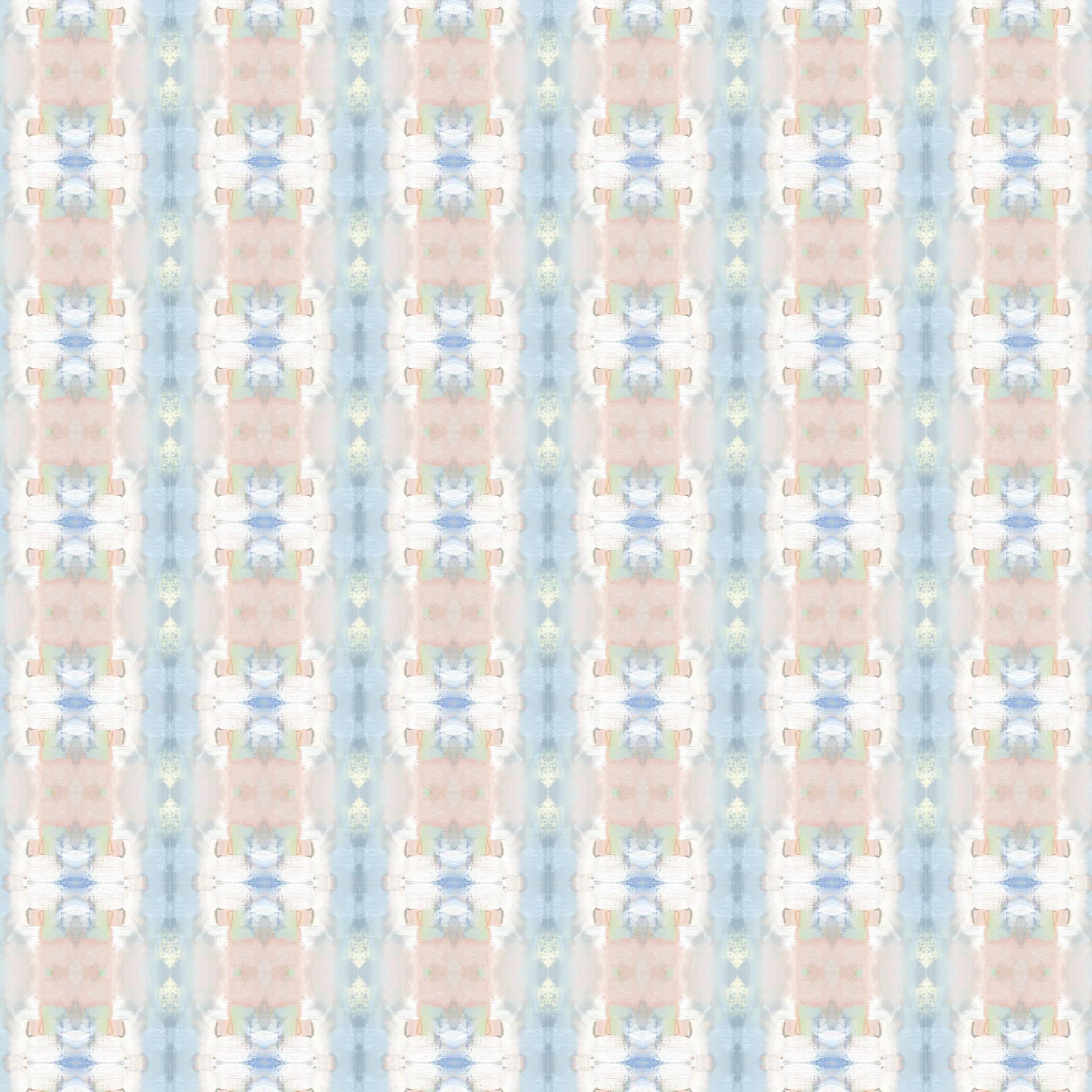 Blushed Blue Throw Pillow
