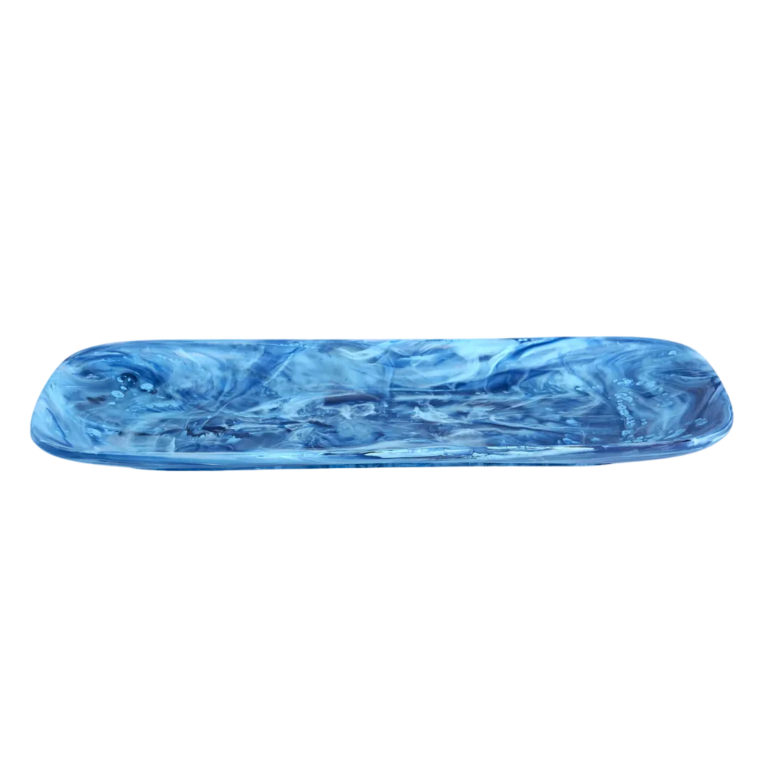Classical Swirled Rectangle Platter