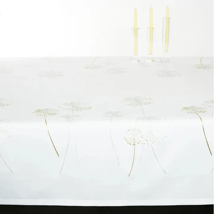 Couture Silver Gold Tablecloth