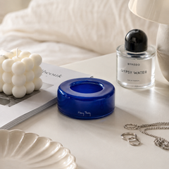 Admiral Blue Decorative Glass Accent S4