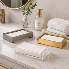 Acrylic Guest Napkin Tray