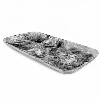 Classical Swirled Rectangle Platter