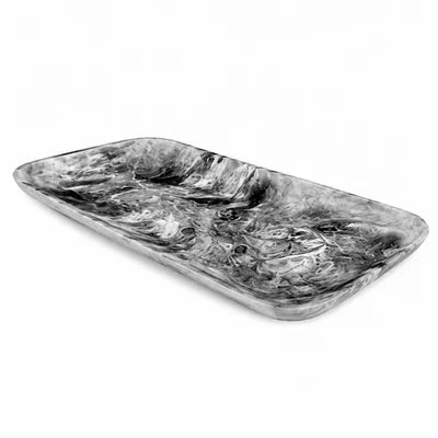 Classical Swirled Rectangle Platter