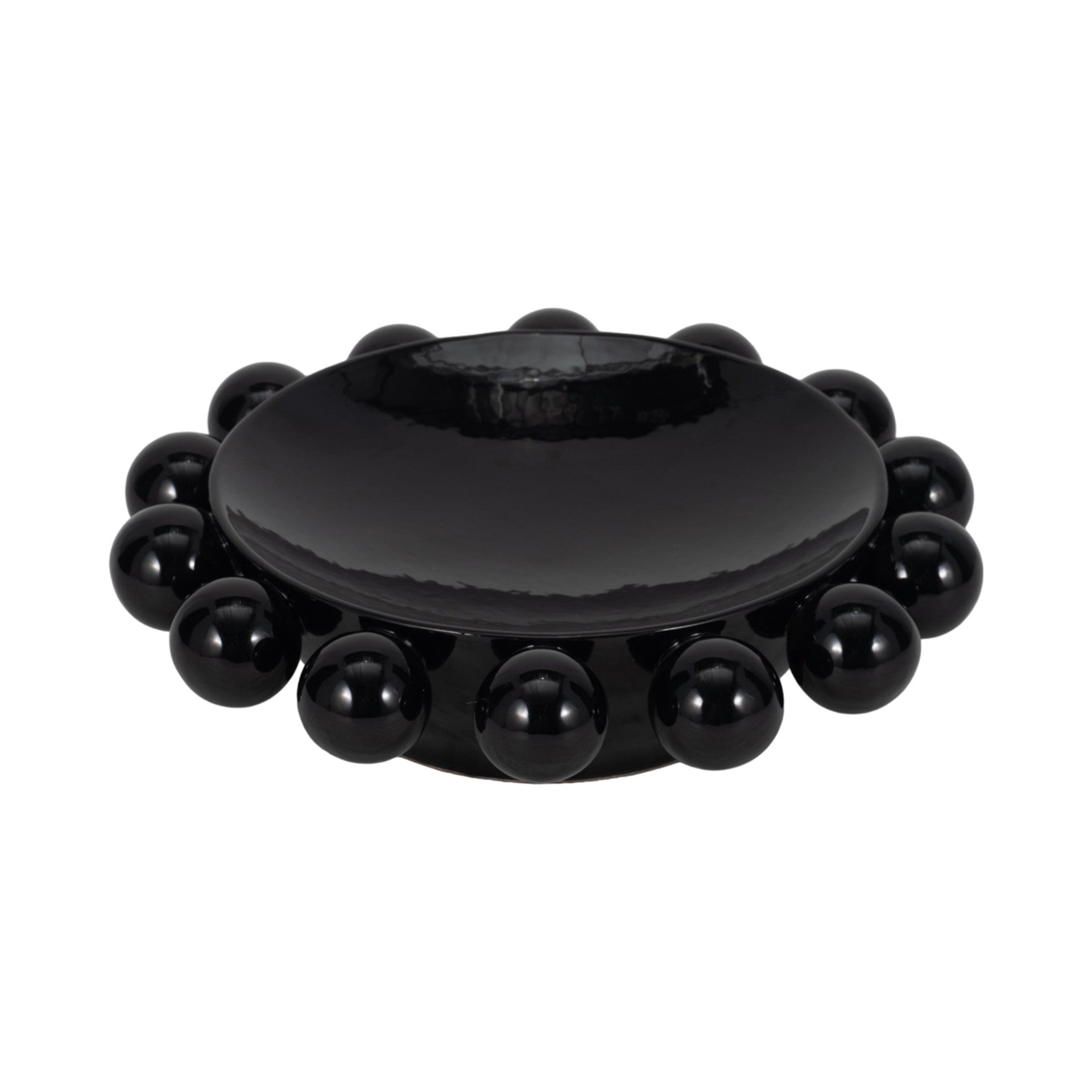 Black Knobbed Bowl