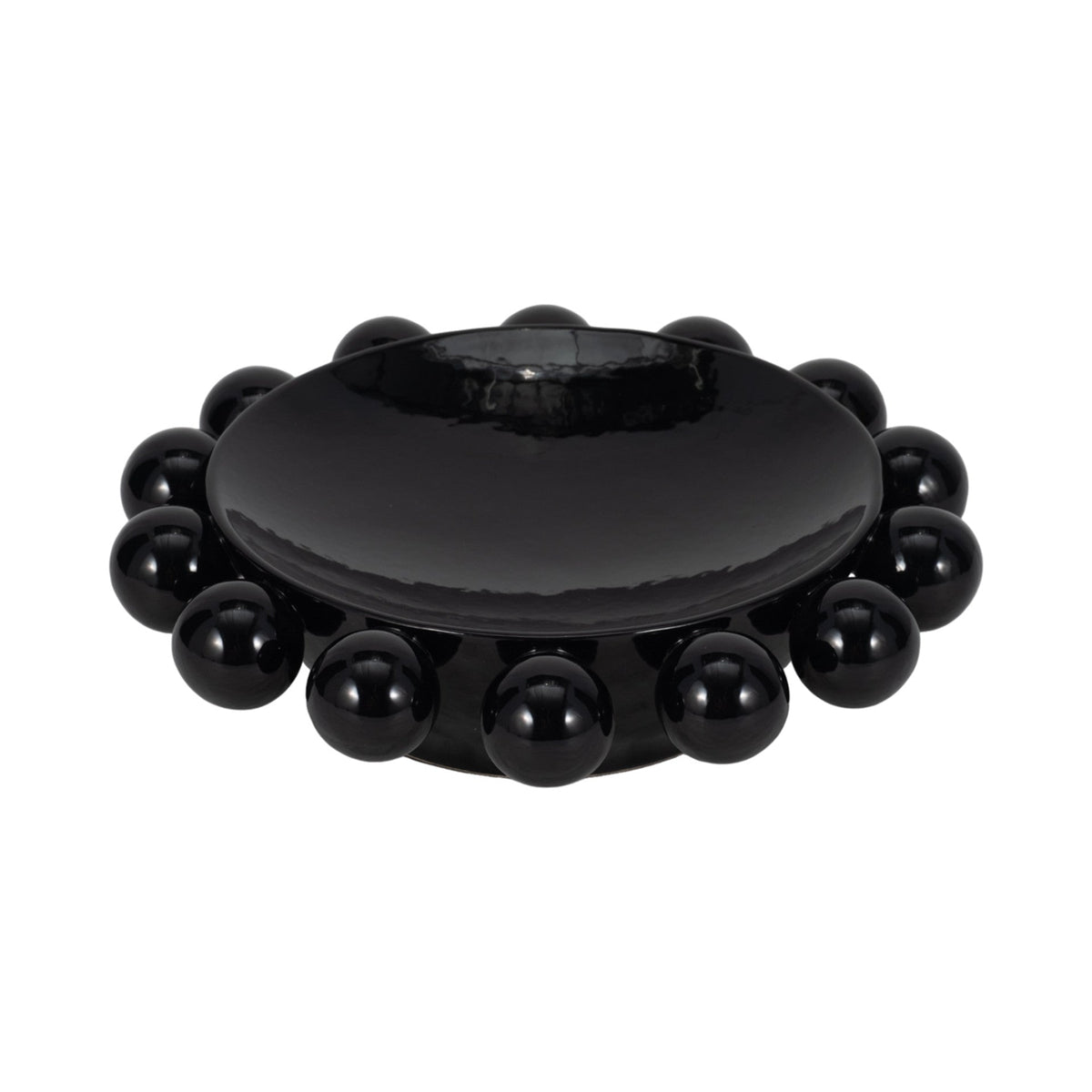 Black Knobbed Bowl