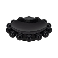 Black Knobbed Bowl