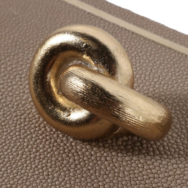 FAUX SHAGREEN BOX