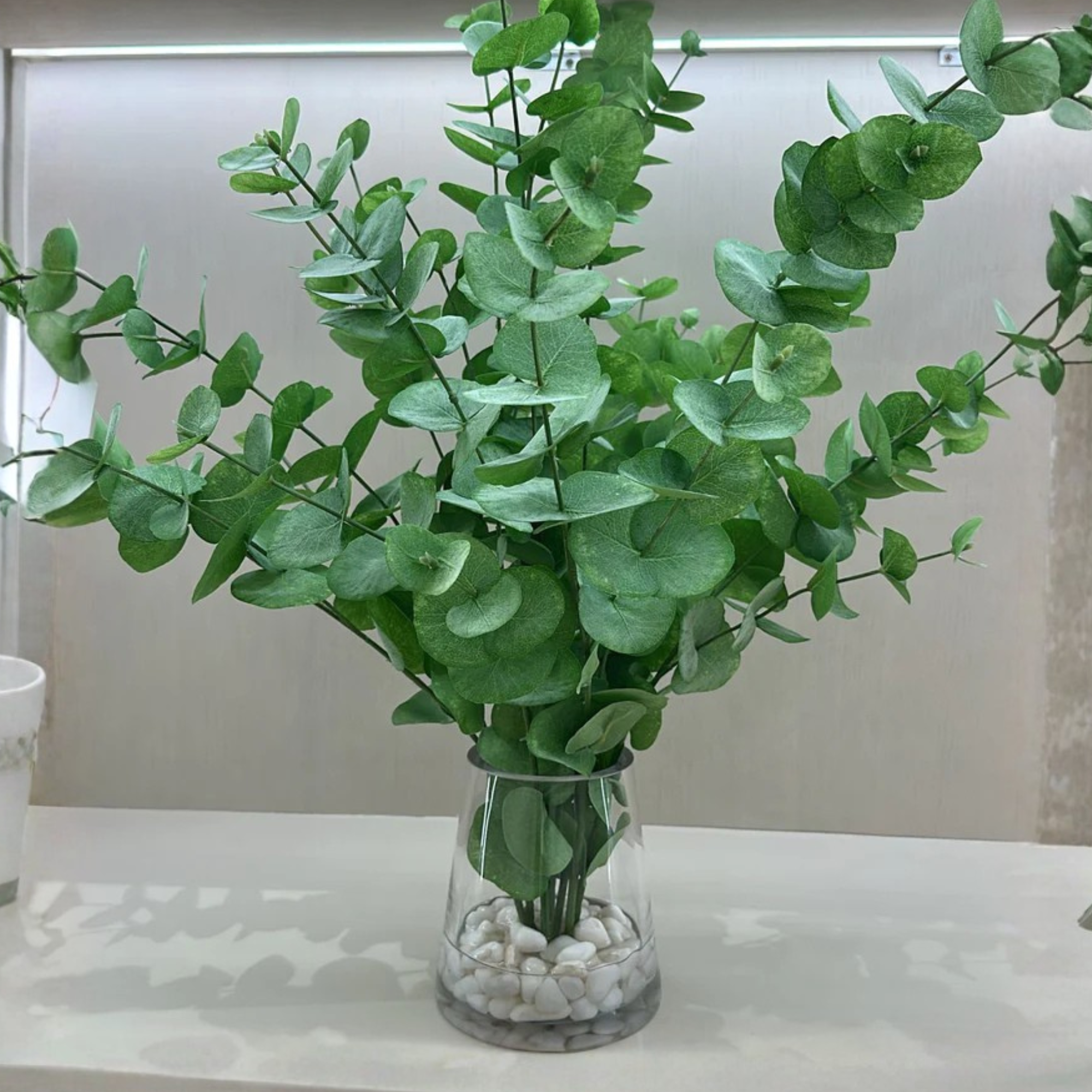 Eucalyptus In Water Centerpiece