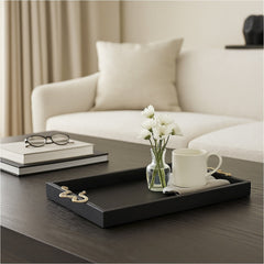 Faux Leather Snake Tray