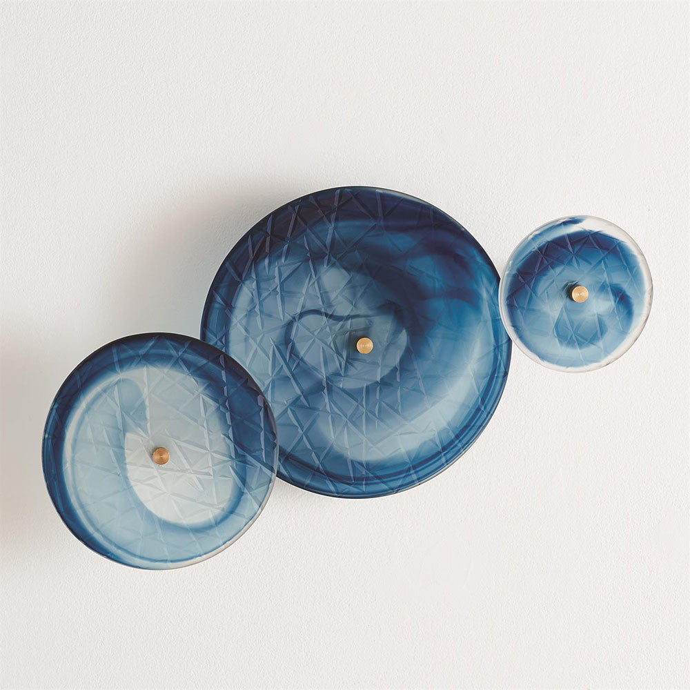 Crosshatched Wall Discs